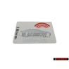 Original Audi Sticker 'Alarm' - 443010026J