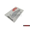 Original Audi Sticker 'Alarm' - 443010026J