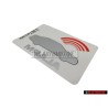 Original Audi Sticker 'Alarm' - 443010026J