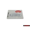 Original Audi Sticker 'Anti Theft' - 443010016M