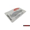 Original Audi Sticker 'Anti Theft' - 443010016M