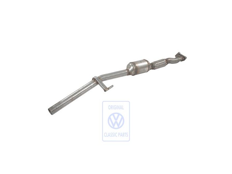 Original VW Exhaust Pipe With Catalyst - 2D0253208QX