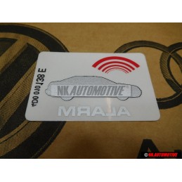 Original Audi Sticker 'Anti Theft' - 443010015A