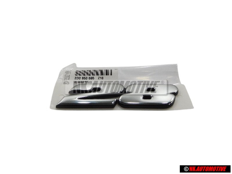 Original VW LT28 Side Badge Emblem Chrome - 2D0853685 Z10