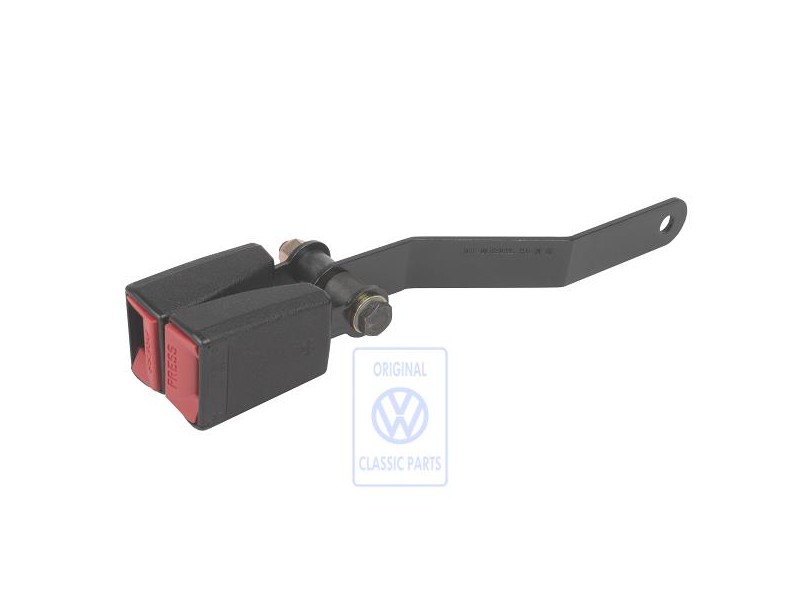 Original VW Double Belt Latch Satin Black - 2D0857488 01C