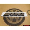 Original VW VR6 Rear Badge Emblem Chrome - 3A0853675