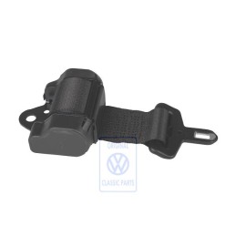 Original VW Lap Belt With Belt Reel Satin Black - 2D3857714 01C