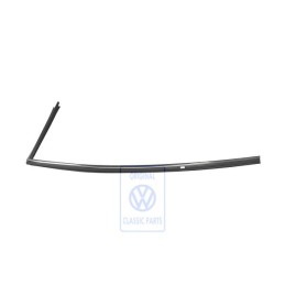 Original VW Window Guide Satin Black/Chrom - 321837439M HU1