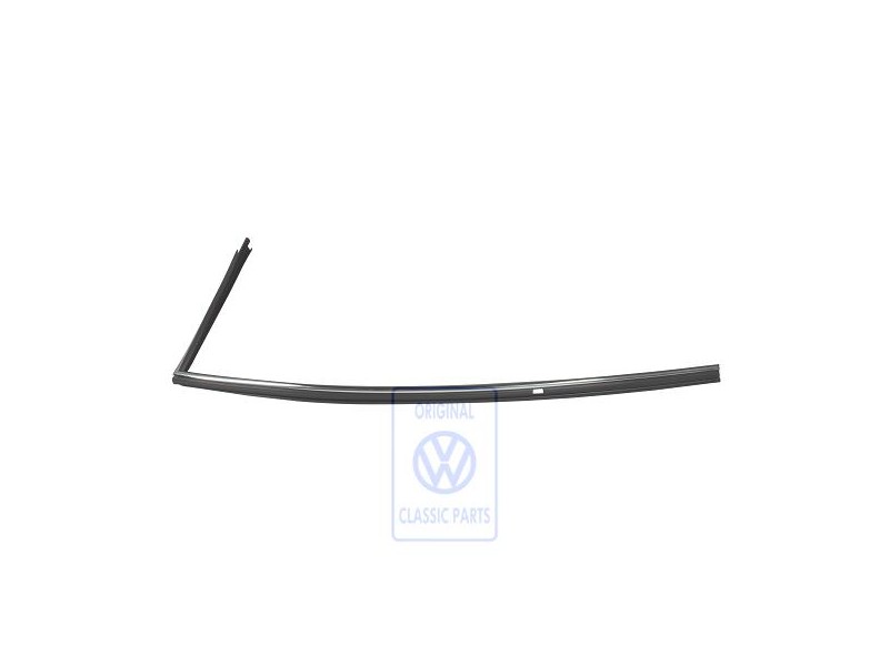Original VW Window Guide Satin Black/Chrom - 321837439M HU1