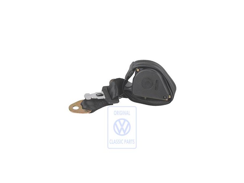 Original VW Three-Point Safety Belt - 323857705BK