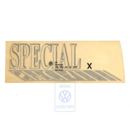 Original VW Film Lettering Silver/Black - 333853431A DAU