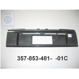Original VW Trim For Licence Plate Satin Black - 357853481 01C