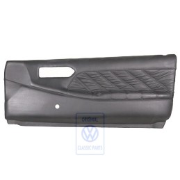 Original VW Door Panel Trim (Leather) Black - 357867016E 1BX